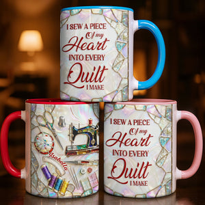 Creative Soul Sewing Personalized Accent Mug, Gift For Crafters