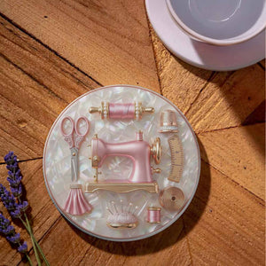 A Passion For Sewing, Personalized Custom Ceramic Coaster, Gift For Sewing Lovers