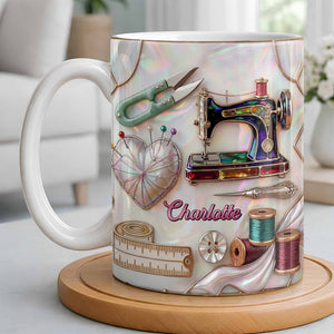 Handicraft Is Where The Heart Is, Coffee Mug, Gift For Sewing Lovers
