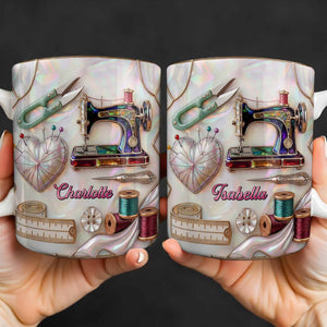 Handicraft Is Where The Heart Is, Coffee Mug, Gift For Sewing Lovers