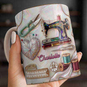 Handicraft Is Where The Heart Is, Coffee Mug, Gift For Sewing Lovers