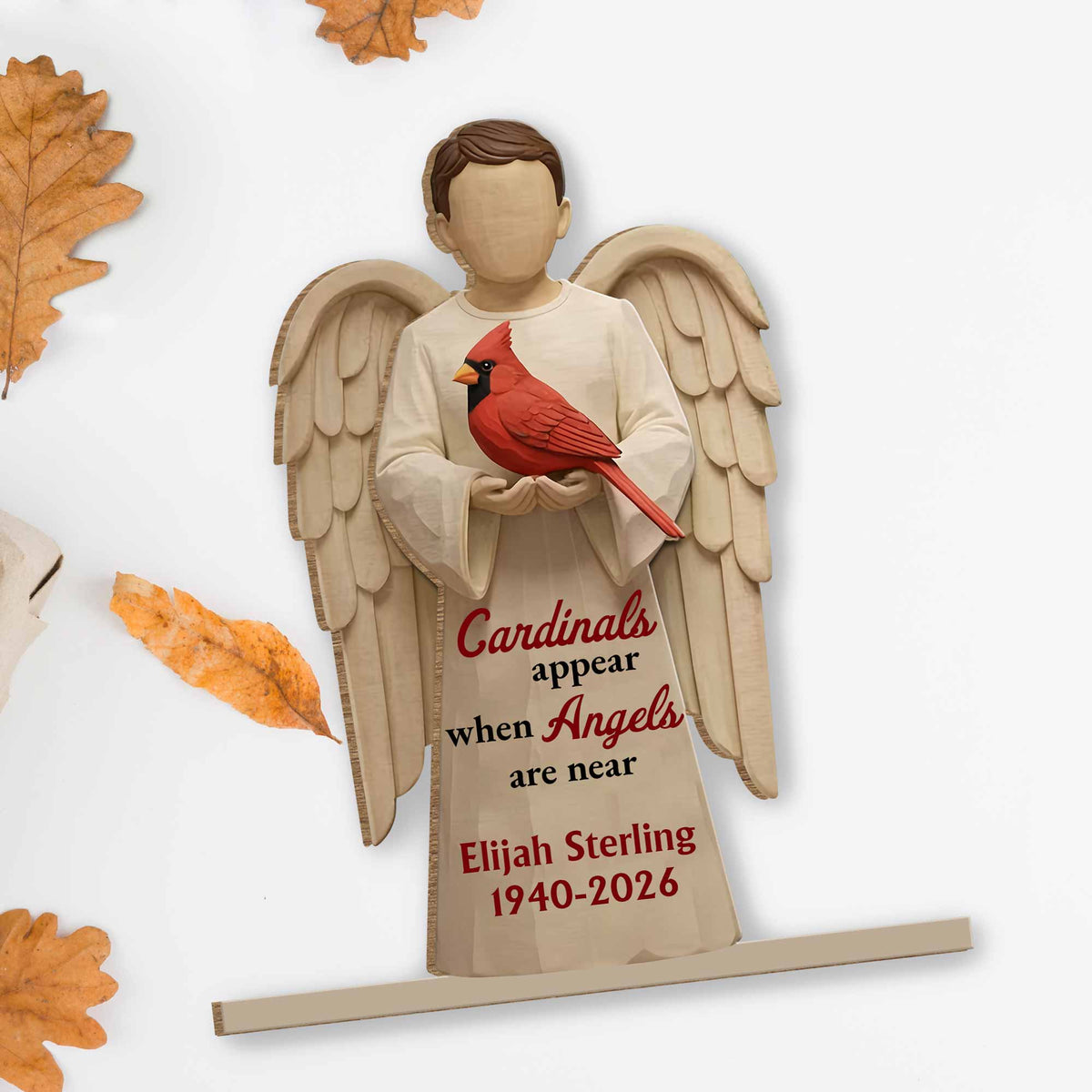 Cardinals Appear When Angels Are Near, Wood Plaque, Gift For Family and Spirituality Enthusiasts