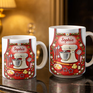 Bake The World A Better Place Kitchen Delights, Coffee Mug, Gift For Moms and Bakers