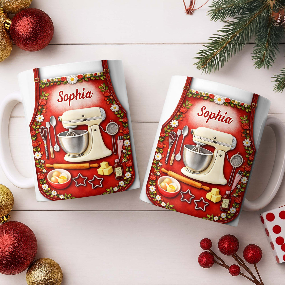 Bake The World A Better Place Kitchen Delights, Coffee Mug, Gift For Moms and Bakers