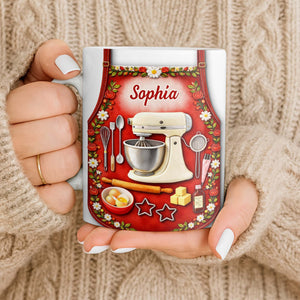 Bake The World A Better Place Kitchen Delights, Coffee Mug, Gift For Moms and Bakers