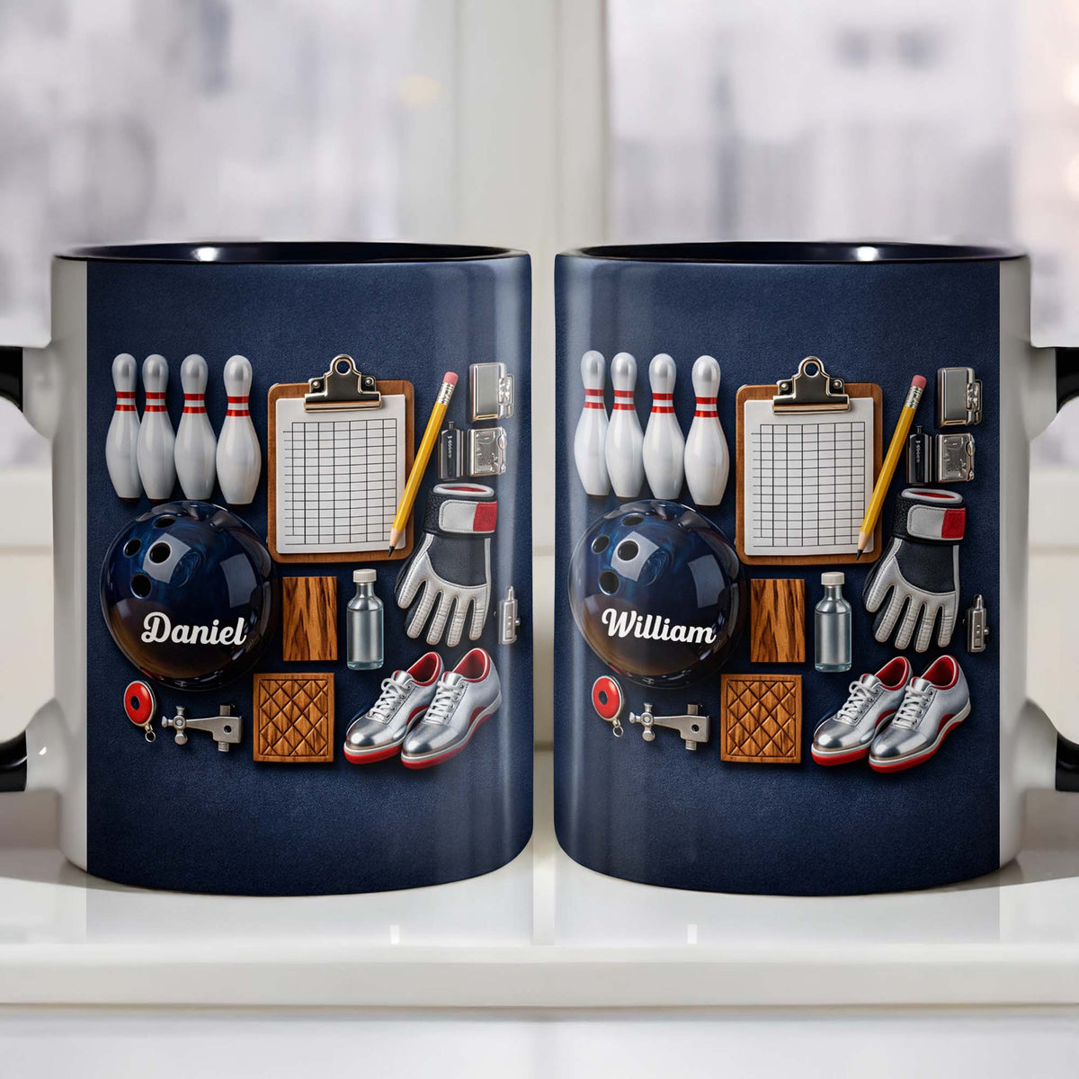 Customizable Hobby Essentials For Sports Enthusiasts,Accent Mug,Gift For Hobbyists And Sport Lovers