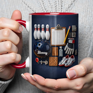 Customizable Hobby Essentials For Sports Enthusiasts,Accent Mug,Gift For Hobbyists And Sport Lovers