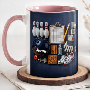 Customizable Hobby Essentials For Sports Enthusiasts,Accent Mug,Gift For Hobbyists And Sport Lovers