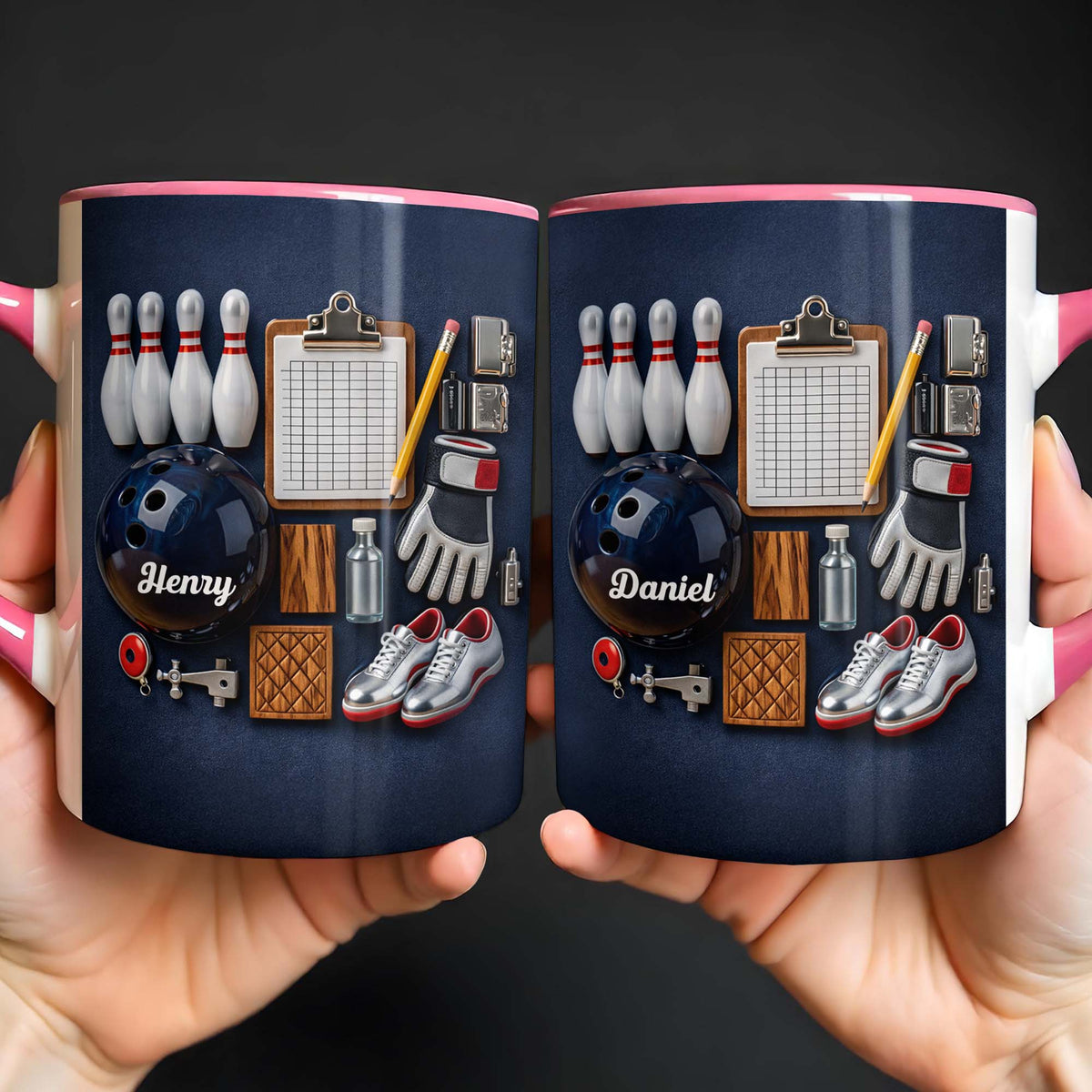 Customizable Hobby Essentials For Sports Enthusiasts,Accent Mug,Gift For Hobbyists And Sport Lovers