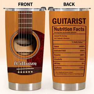 To My Incredible Musician, Let Your Music Soar, Guitar Design, Custom Tumbler, Gift For Musicians and Guitar Lovers