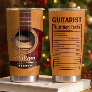 To My Incredible Musician, Let Your Music Soar, Guitar Design, Custom Tumbler, Gift For Musicians and Guitar Lovers