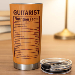 To My Incredible Musician, Let Your Music Soar, Guitar Design, Custom Tumbler, Gift For Musicians and Guitar Lovers