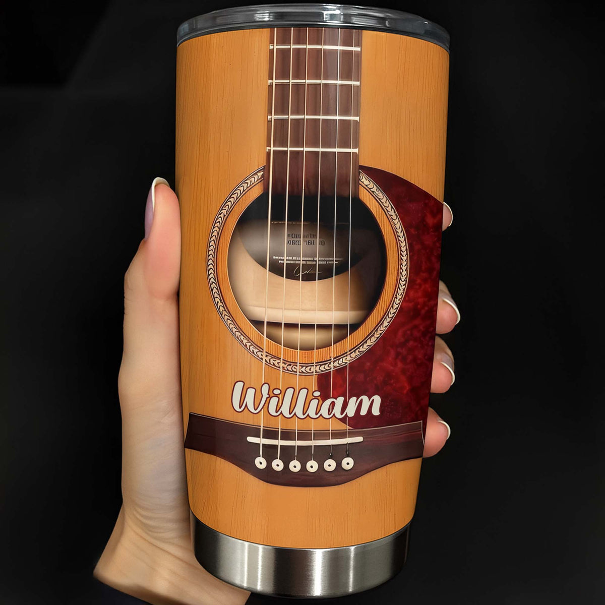 To My Incredible Musician, Let Your Music Soar, Guitar Design, Custom Tumbler, Gift For Musicians and Guitar Lovers