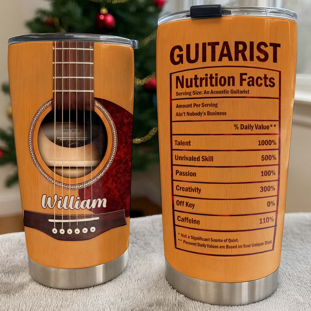 To My Incredible Musician, Let Your Music Soar, Guitar Design, Custom Tumbler, Gift For Musicians and Guitar Lovers