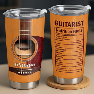 To My Incredible Musician, Let Your Music Soar, Guitar Design, Custom Tumbler, Gift For Musicians and Guitar Lovers