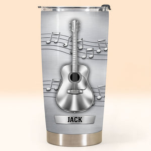 Music Is The Soundtrack, Tumbler, Gift For Musicians And Guitar Lovers