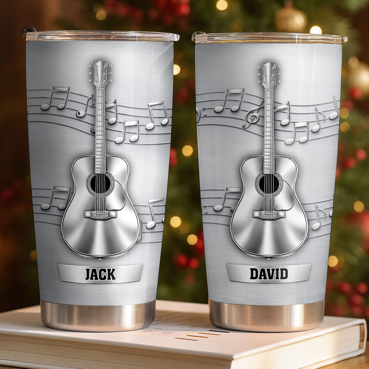 Music Is The Soundtrack, Tumbler, Gift For Musicians And Guitar Lovers
