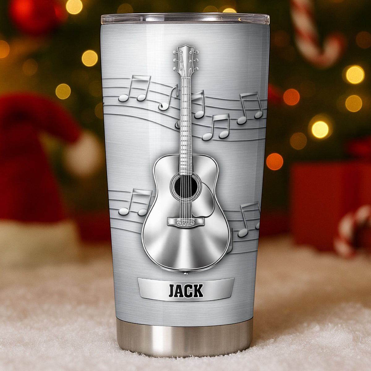 Music Is The Soundtrack, Tumbler, Gift For Musicians And Guitar Lovers