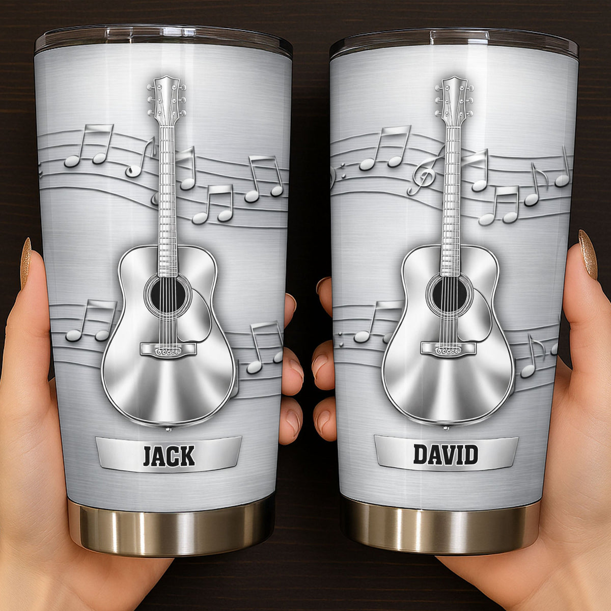 Music Is The Soundtrack, Tumbler, Gift For Musicians And Guitar Lovers