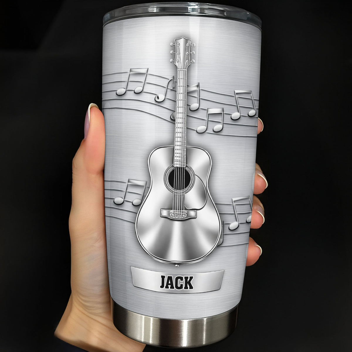 Music Is The Soundtrack, Tumbler, Gift For Musicians And Guitar Lovers