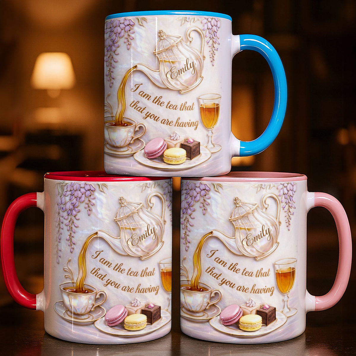 I Am The Tea That You Are Having, Personalized Mug, Gift For Tea Lovers