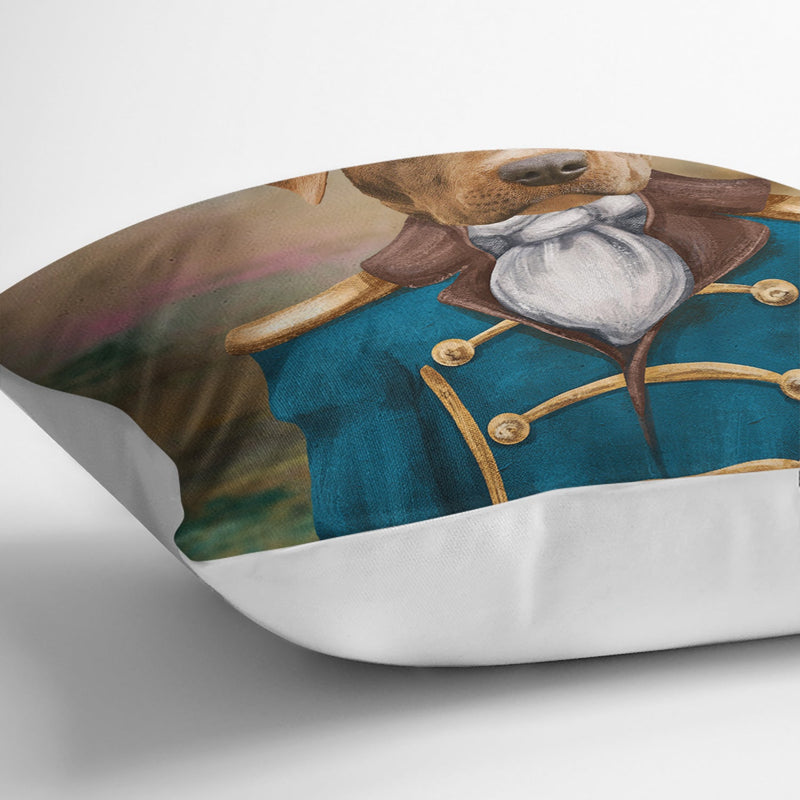 Custom Photo Pet Royal Portrait - Gift For Pet Lovers - Personalized Pillow