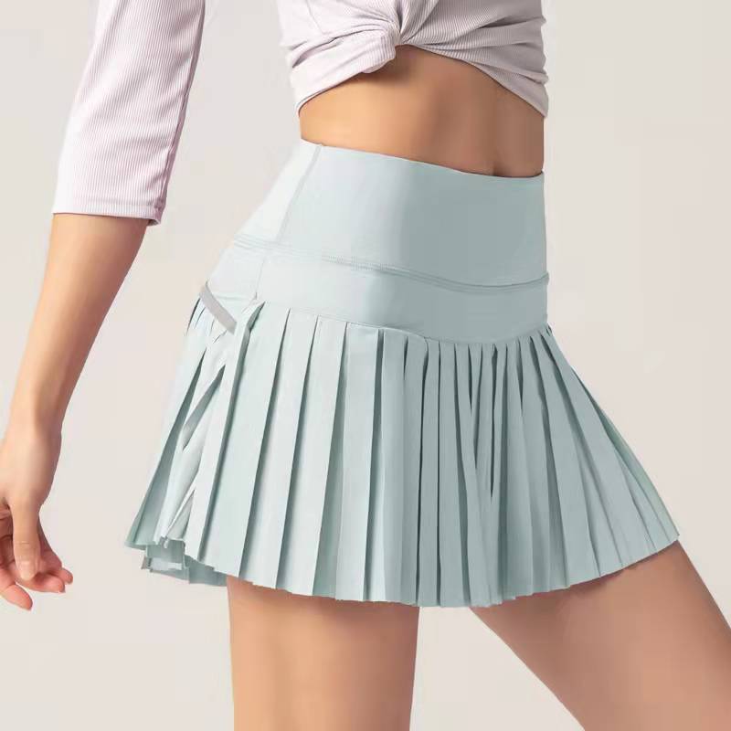 7-color Summer Women Skirt Basic Elastic Mini Pleated Quick Drying Sexy Golf Clothing Running Tennis Skirt XS 7-color Summer Women Skirt Basic Elastic Mini Pleated Quick Drying Sexy Golf Clothing Running Tennis Skirt XS