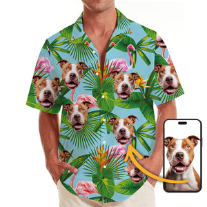 Hawaii Friend Shirt - Personalized Custom Dog Photo Hawaiian Shirt