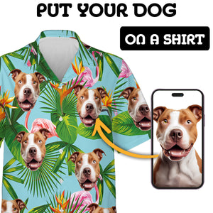 Hawaii Friend Shirt - Personalized Custom Dog Photo Hawaiian Shirt