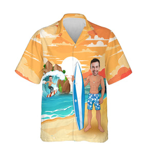 Tropical Aloha Hawaiian - Custom Face Hawaiian Shirt Hawaiian-Aloha-Photo-Shirt---4.jpg?v=1711507712