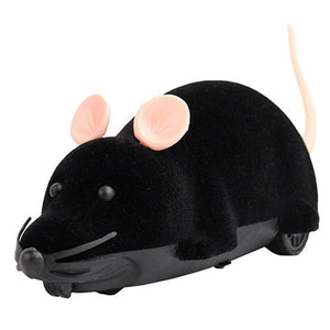 Mini Funny RC Simulation Wireless Remote Control RC Electronic Rat Mouse Mice Toy Tricky Plastic Flocking Halloween Xmas For Pet