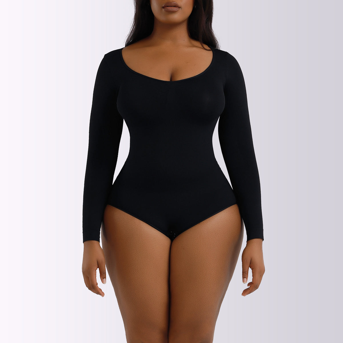 Plus Size Elasticity Knit High Waist Tummy Control Full Body Shaper Women Slimming Seamless Shapewear for Women