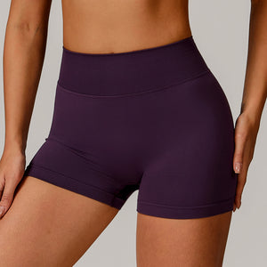 Heather Color Fitness Workout Yoga Gym Booty Seamless Scrunch Butt Lifting Sport Compression Women Biker Shorts