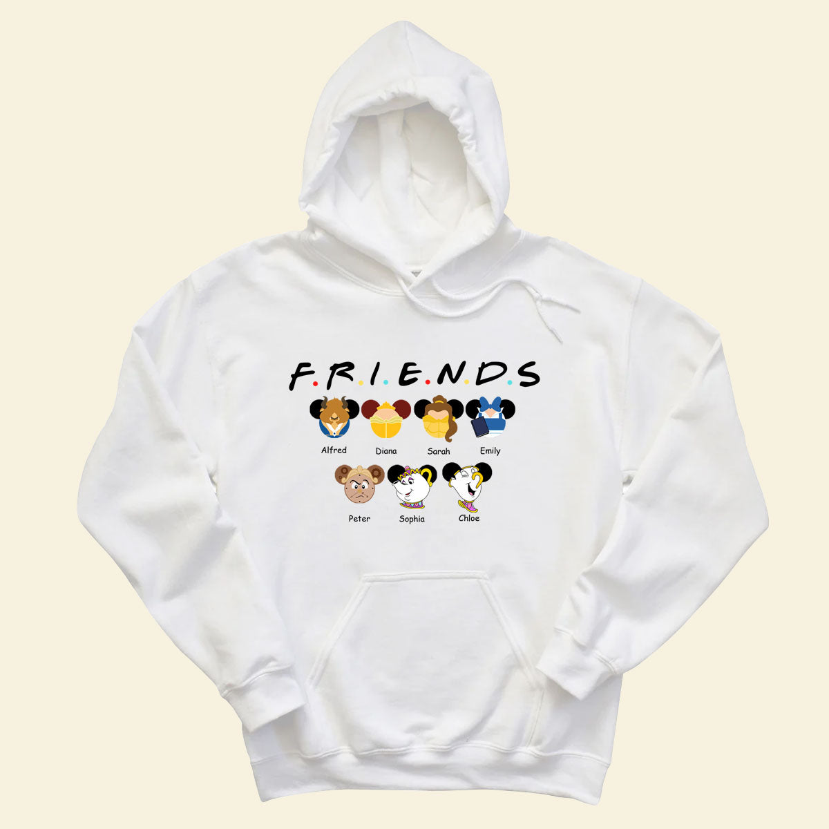 Beauty And The Beast Mouse Ears - Personalized Apparel - Gift For Friends, Bestie, Sister