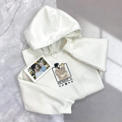 Personalized embroidered custom your own photo shirt - Handmade shirt