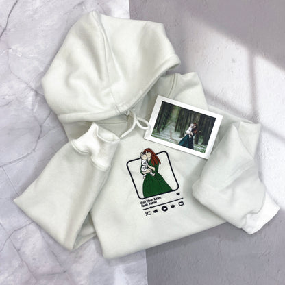 Personalized embroidered custom your own photo shirt - Handmade shirt