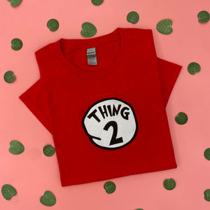 Mother, Dad Of All Things, Thing Number Embroidered Shirt