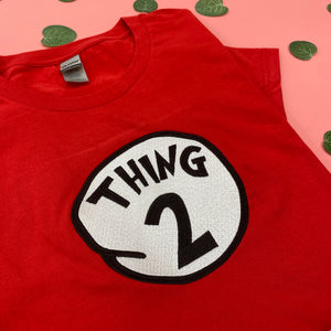 Mother, Dad Of All Things, Thing Number Embroidered Shirt