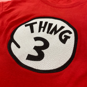 Mother, Dad Of All Things, Thing Number Embroidered Shirt