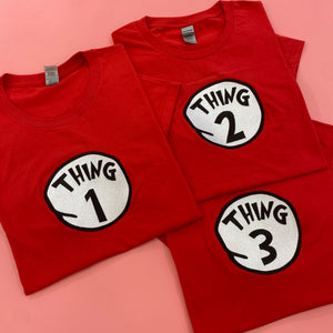 Mother, Dad Of All Things, Thing Number Embroidered Shirt