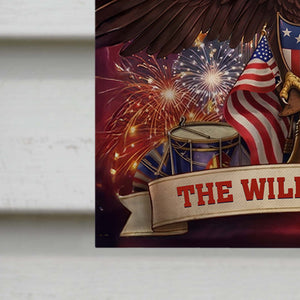 America Anniversary, Personalized Flag, Gift For Family and Patriots