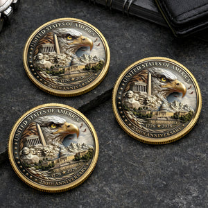 United States 250th Anniversary, Custom Commemorative Coin, Family Gift