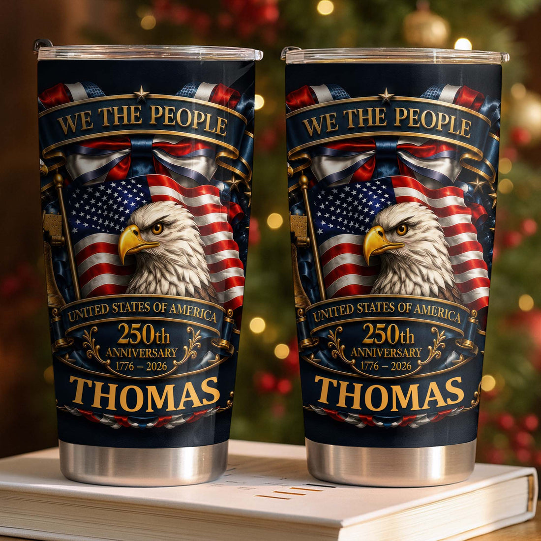 We The People USA 250th Anniversary Tumbler, Gift for Patriots Celebrate 250th Anniversary USA Tumbler, United States Patriotic Tumbler, 1776-2026 Tumbler, Patriotic Gift