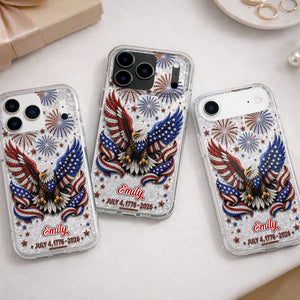 United States Of America, Personalized Clear Phone Case, Gift For Patriots