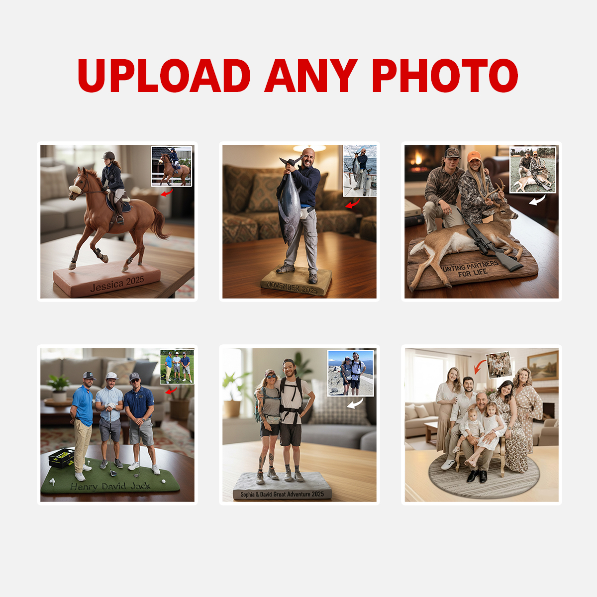 Custom From Any Photo - Personalized Hunting Custom Shaped Acrylic Plaque