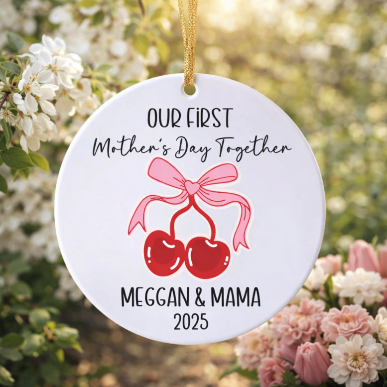 First Mothers Day Together Ornament Personalized Gift for New Mom Custom Present from Baby Gift for Mom Personalised Mother's Day Keepsake