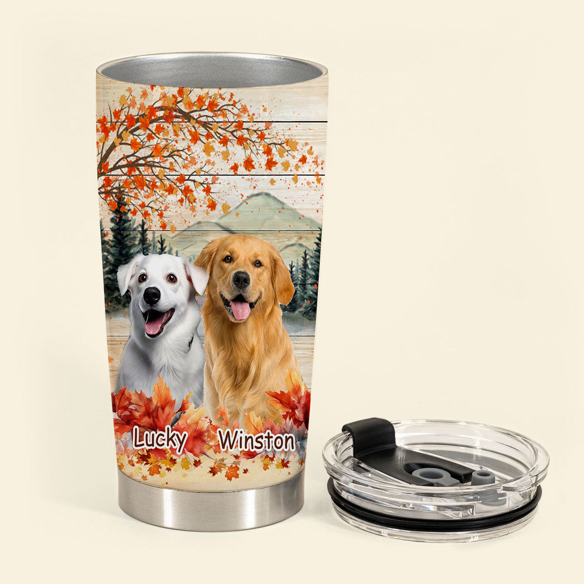 It's Never Just a Dog - Personalized Custom Dog Photo Tumbler