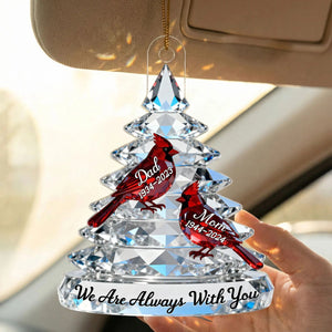 Memorial Tree Cardinals - Personalized Acrylic Ornament