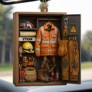 Capture The Spirit Of Adventure And Hard Work, Custom Wood Ornament, Gift For Craftsmen And Workers