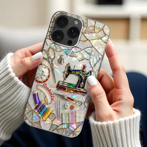 Celebrate Your Creativity,Personalized Clear Phone Case,Gift For Craft Enthusiasts